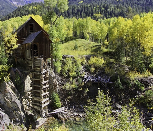 Photograph of an old abandoned mine by Karie Anderson