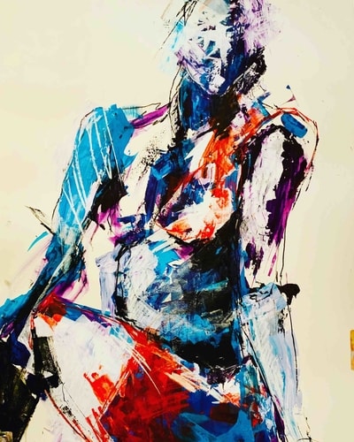 abstract figurative art by Gina Yu