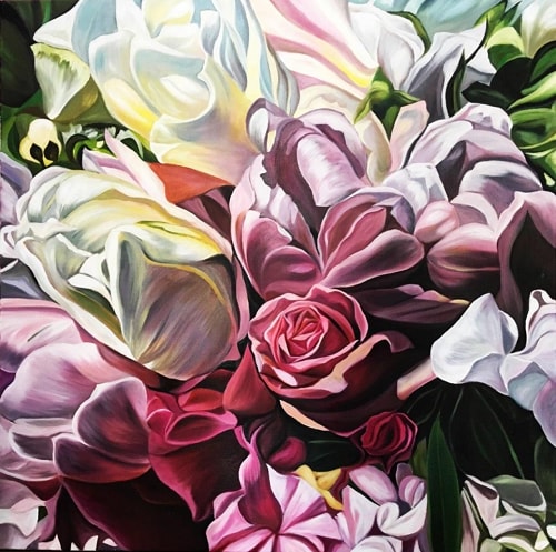 floral painting by Jacqueline Coates