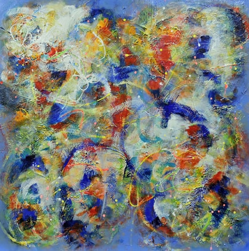 abstract expressionist painting by Jacqueline Doyle Allison