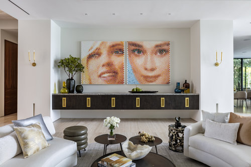 Portraits by artist Gavin Rain in a real estate setting