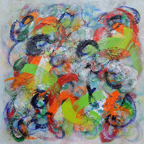 abstract expressionist painting by Jacqueline Doyle Allison