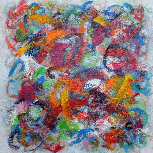 abstract expressionist painting by Jacqueline Doyle Allison