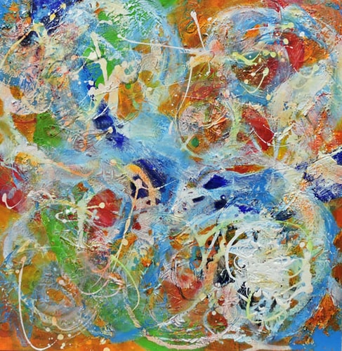 abstract expressionist painting by Jacqueline Doyle Allison