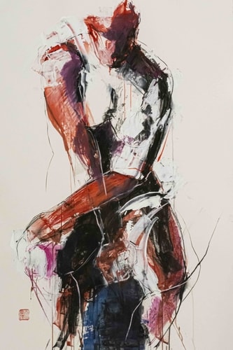 abstract figurative art by Gina Yu