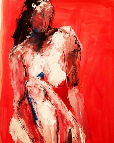 abstract figurative art by Gina Yu