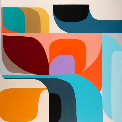 geometric abstract art by Marion Griese