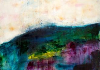 abstract oil and cold wax painting by Éadaoin Glynn