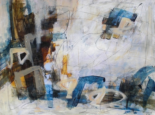 abstract mixed media art by Conny Lehmann