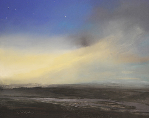 pastel landscape by John Held