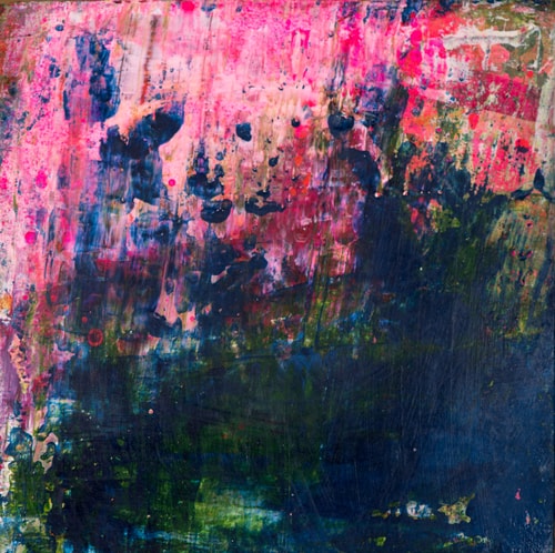 abstract landscape painting by Éadaoin Glynn