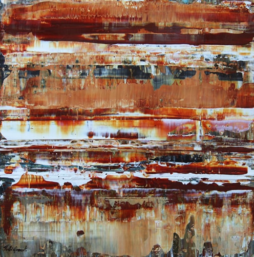abstract mixed media by Halina Domanski