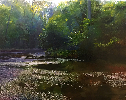 oil river landscape by Dan Knepper