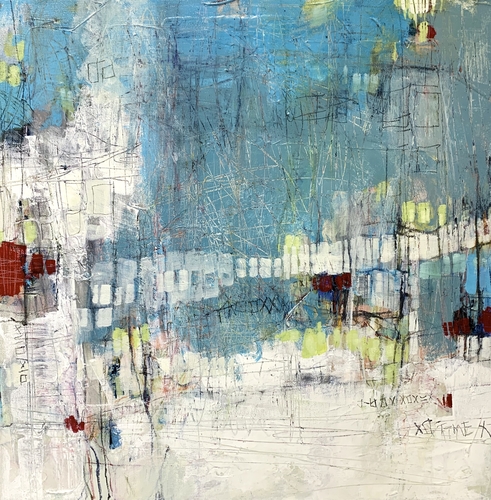 abstract painting by Lori Mirabelli