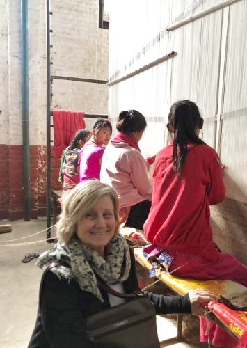 Designer at Rug Weaving Factory in Nepal