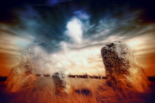 abstract digital landscape by Ian David Spencer