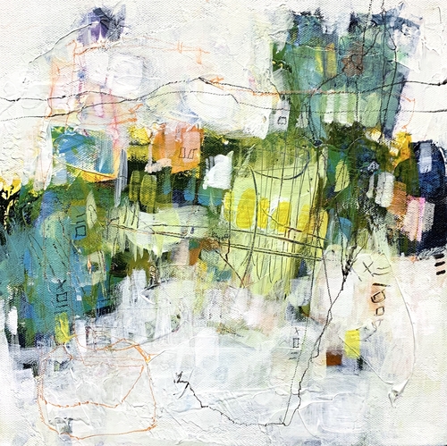 abstract painting by Lori Mirabelli