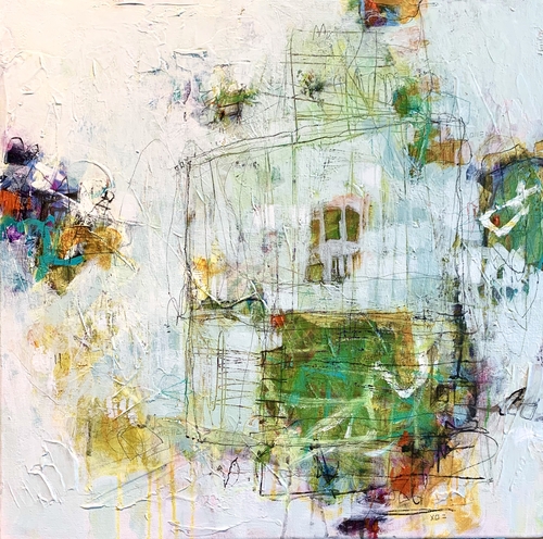 abstract painting by Lori Mirabelli