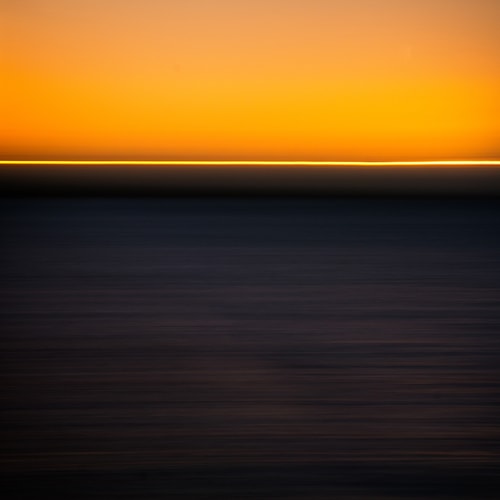abstract photograph of the Australian sunset by Bruce Peebles