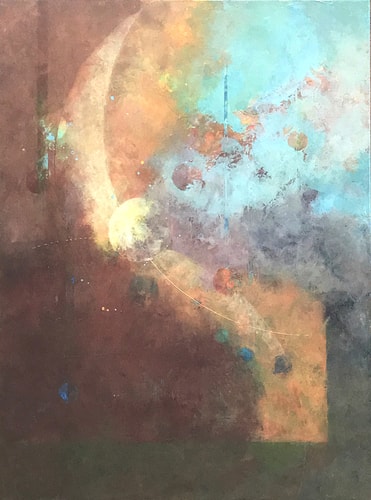 abstract painting by Marianne Hornbuckle