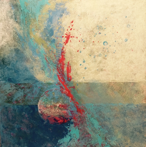 abstract painting by Marianne Hornbuckle