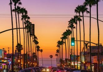 photograph of sunset in San Diego, CA by Brian McClean