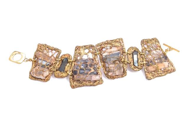 mesh mineral bracelet by Pauletta Brooks