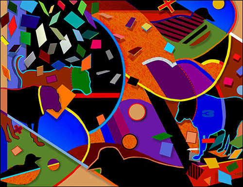 abstract digital art by Ed Glynn