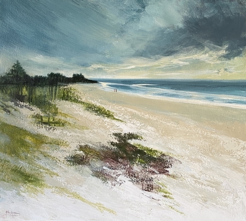 painting of the Australian coast by Kathy Karas