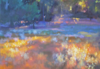 impressionistic oil landscape painting by Christine Debrosky
