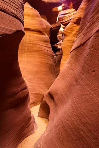 photograph of Antelope Canyon by Jim Grossman