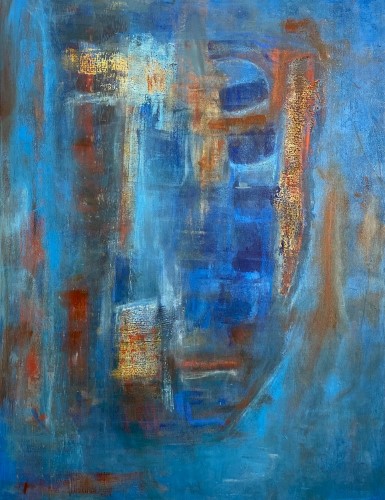 abstract mixed media by Shaune Bazner
