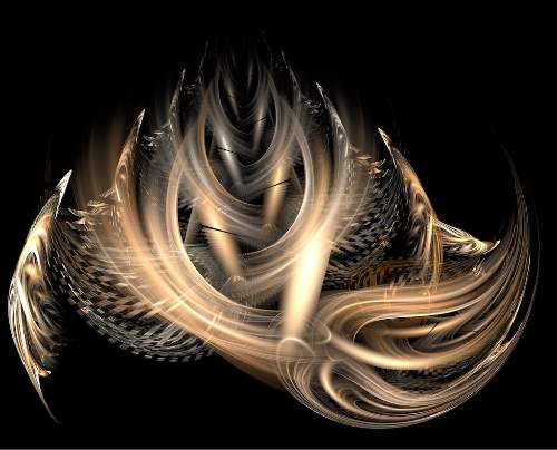 digital fractal image by Denis Barry