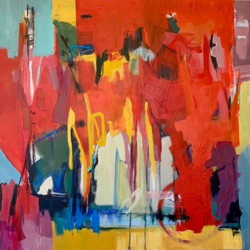 abstract painting by Marthe McGrath