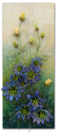 Sculptural Mixed Media Floral Art by Judy Gardner I Artsy Shark