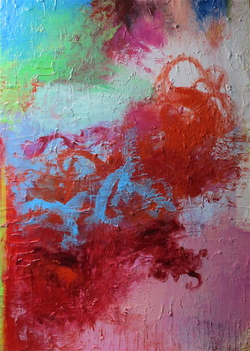 abstract expressionist painting by Katherine Greene