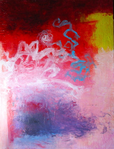 abstract expressionist painting by Katherine Greene