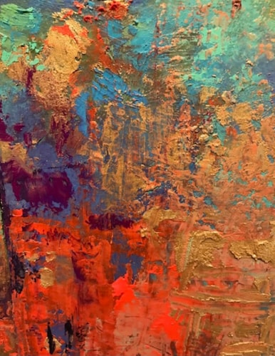 abstract oil painting by Arleen Joseph