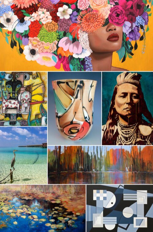 Featured Artist Collage Artsy Shark