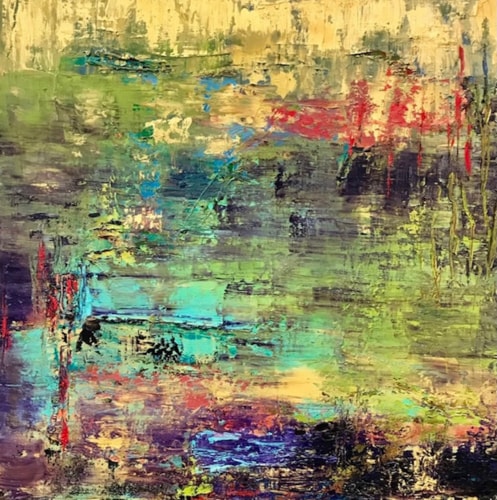 abstract oil painting by Arleen Joseph