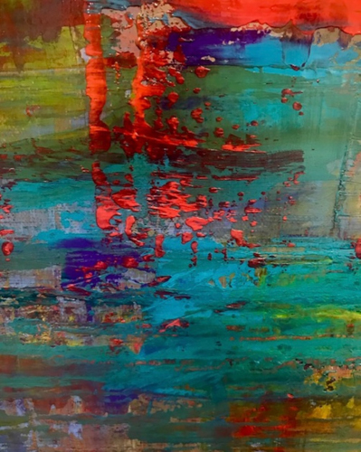 abstract oil painting by Arleen Joseph