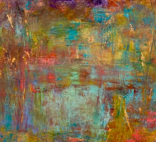 abstract oil painting by Arleen Joseph
