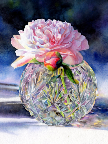 watercolor floral painting by Barbara Fox