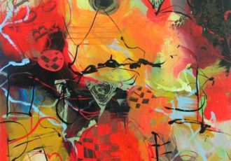 abstract painting by Beth Charles