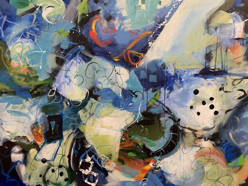 abstract painting by Beth Charles