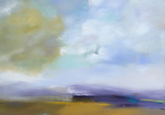 abstract landscape painting by Laura Radwell