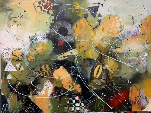 abstract painting by Beth Charles