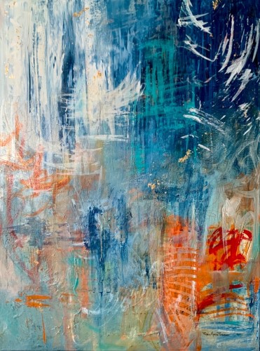 abstract painting by Robin Maria Pedrero