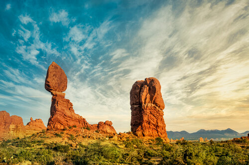 photograph of Balanced Rock by Beth Sheridan