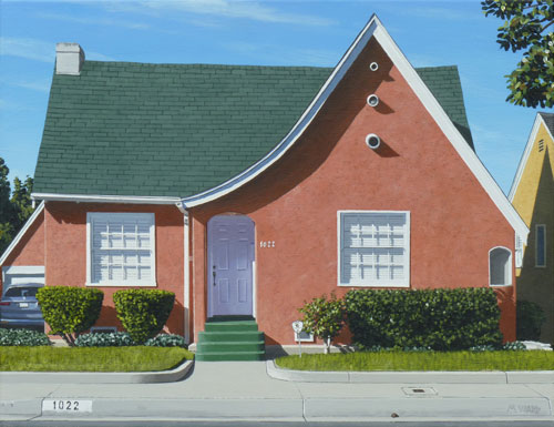 painted portrait of Kentons House by Michael Ward